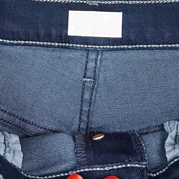 NWT Mother The Pixie Rail Skimp Straight Jeans Karaoke in Kyoto - Picture 6 of 13